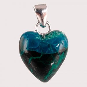 Colgante corazón de Crisocola